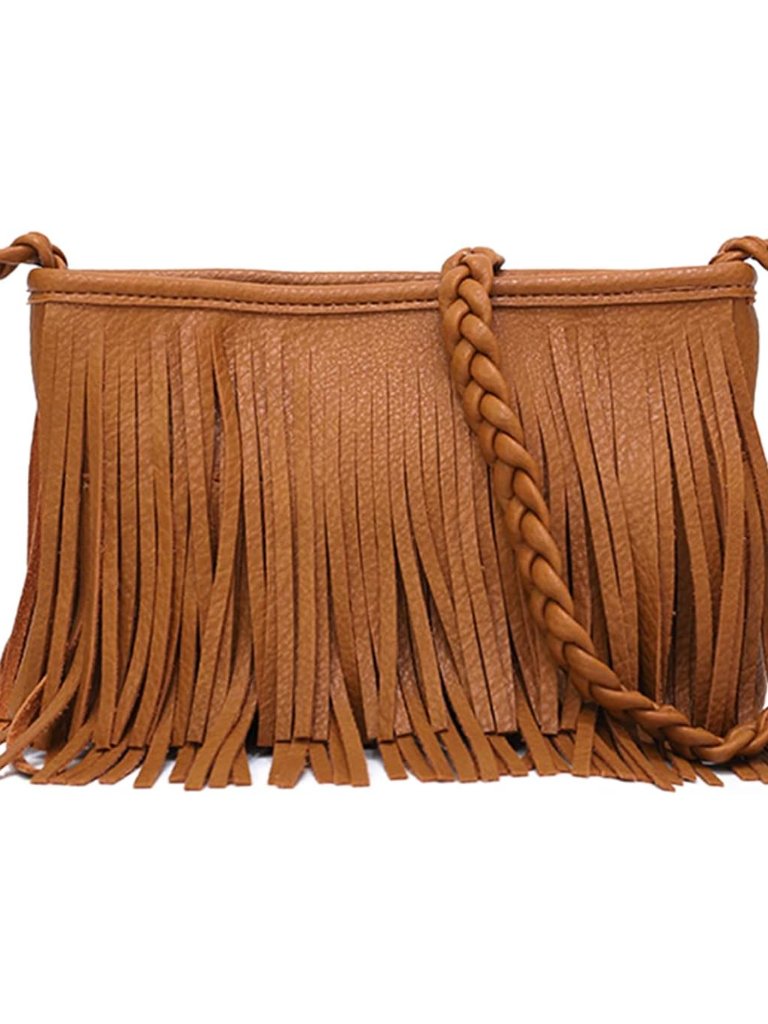 Women Hobo Fringe Crossbody Purse Vintage Small Tassel Shoulder Handbags Envelop